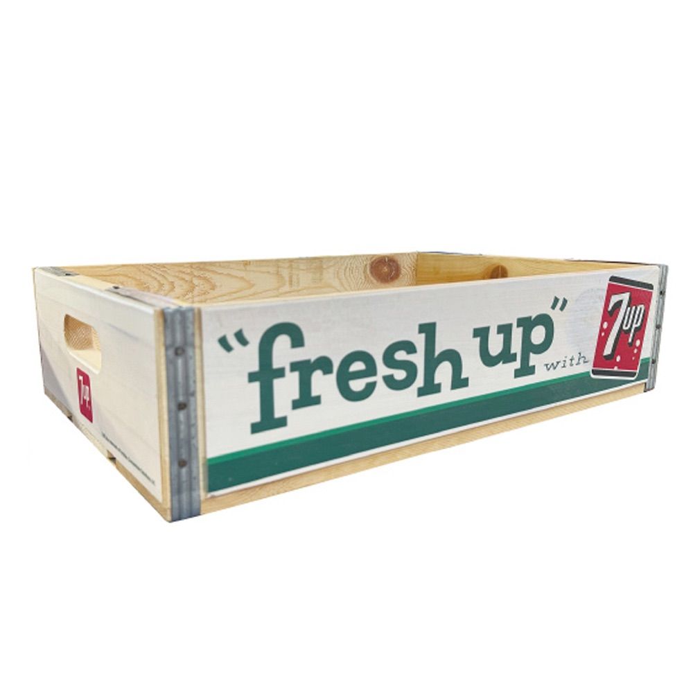 ヴィンテージ 木箱 SEVEN UP ウッドボックス 運搬箱 店舗什器