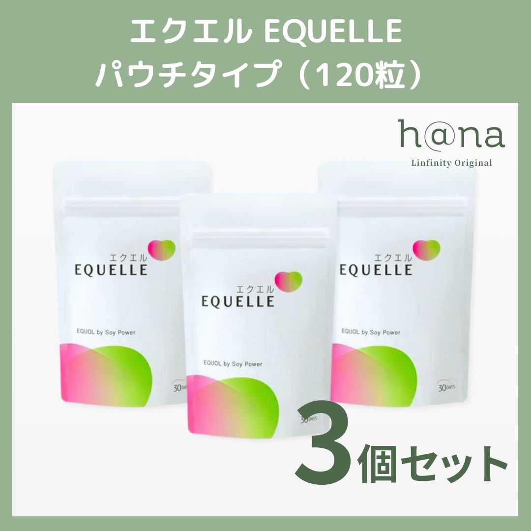 エクエル（EQUELLE）パウチタイプ（120粒）【健康食品・サプリメント】 植物由来 【3個セット】