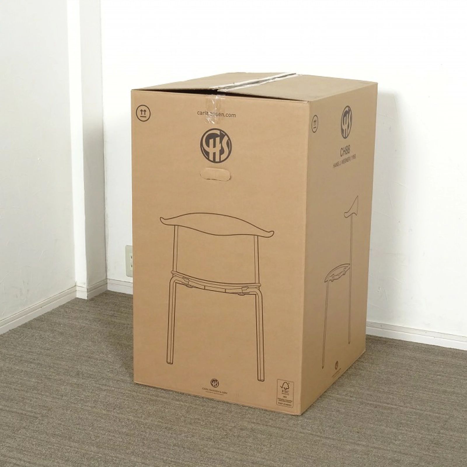 ◾︎SELUNO◾︎ Carl Hansen - Son カールハンセン&サン CH88P チェア オーク材 黒本革 13万 v775