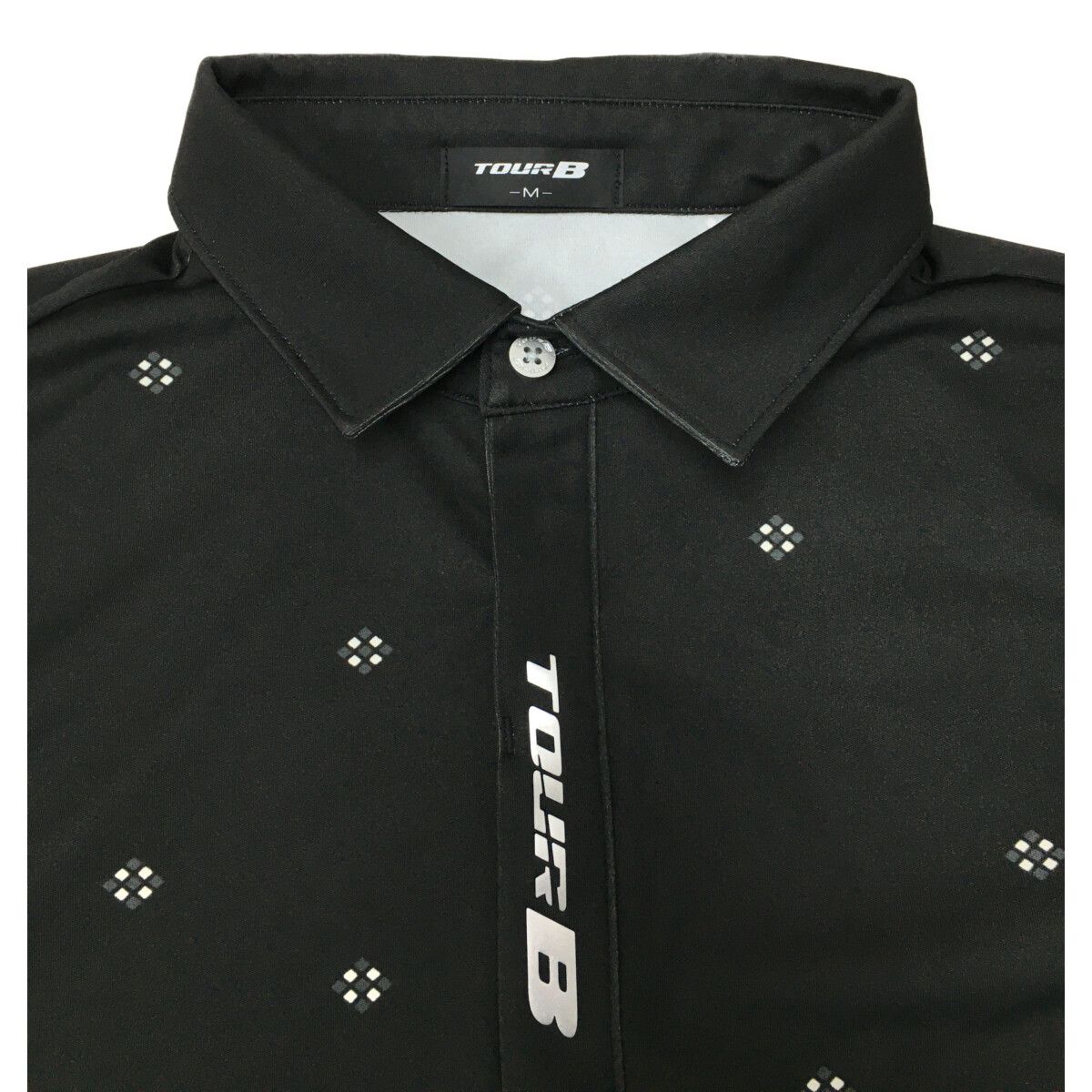 【新品未使用】ブリヂストンTOUR B 長袖ポロシャツ ブラック L 中古 メンズ ブリヂストンゴルフ BRIDGESTONE GOLF 長袖ポロシャツ 黒