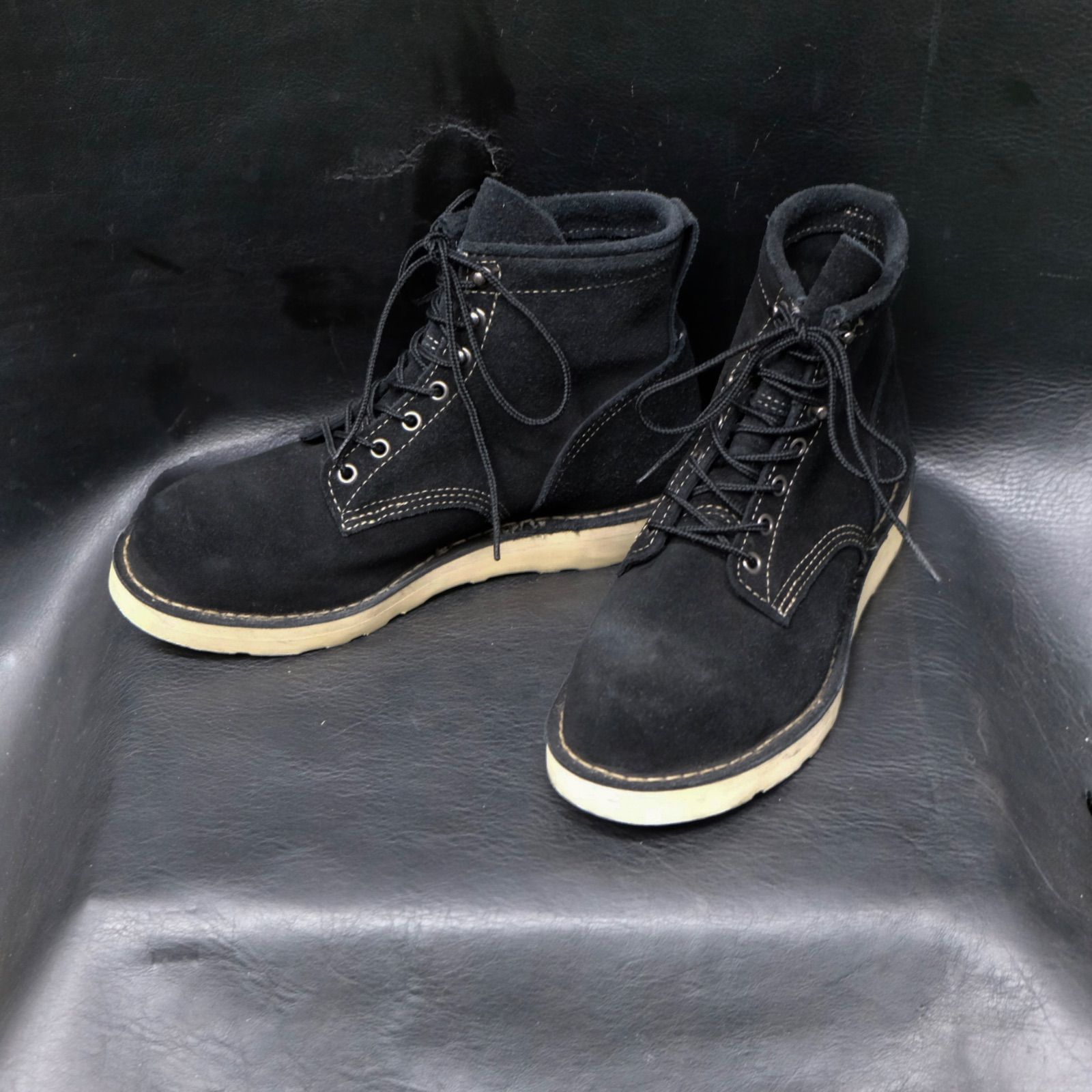 USA製 Danner 12038X デザートトレイル 復刻 限定 US 8EE/26cm トレッキングブーツ マウンテンブーツ ダナー ブラックスエード ラフアウト