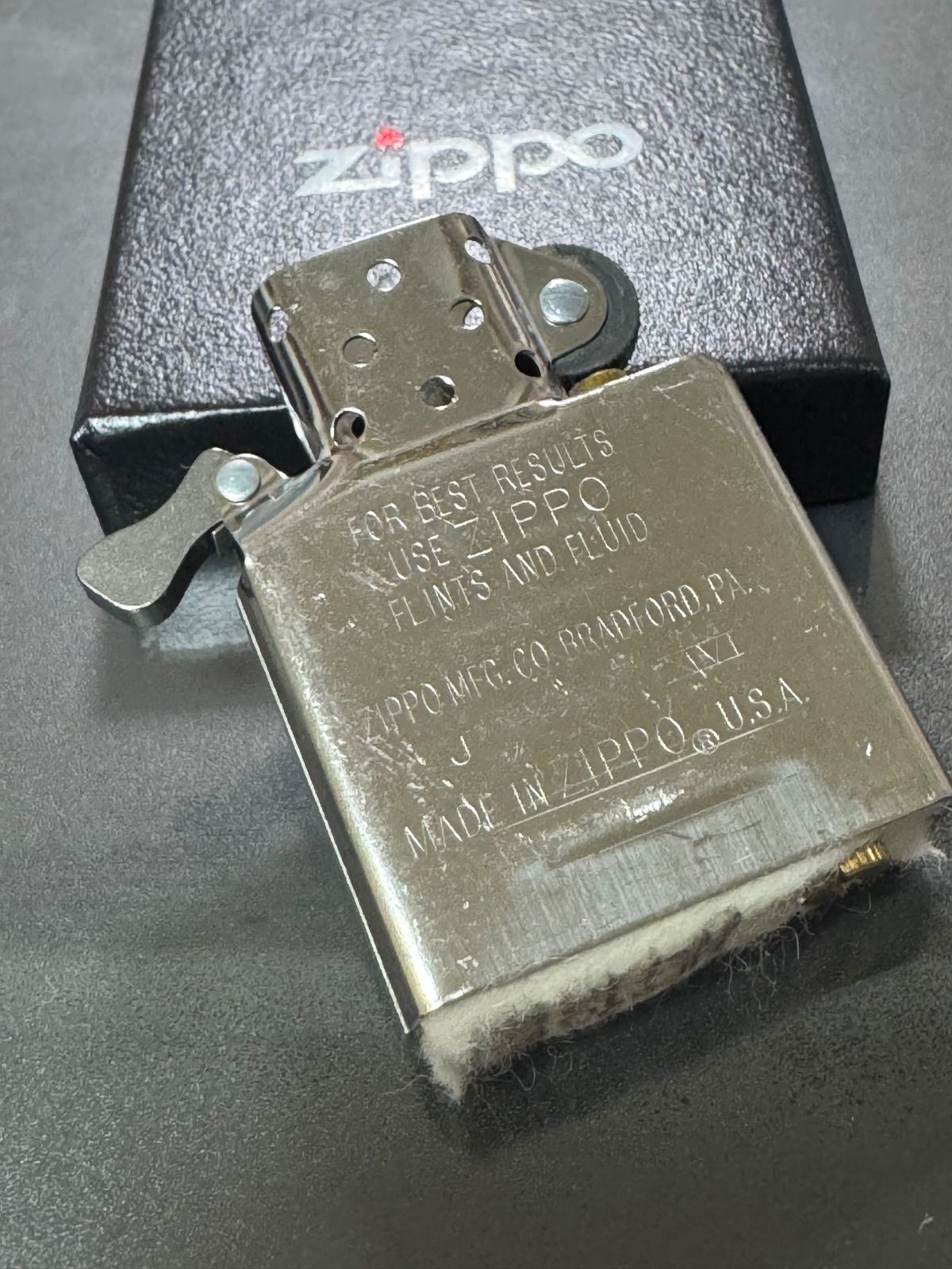zippo WINDY PALLADIUM ウィンディ パラジウム 年代物 2001年製 