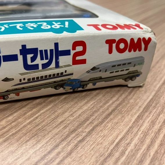 開封済】【ほぼ未使用】トミカ 新幹線トレーラーセット2 - メルカリ