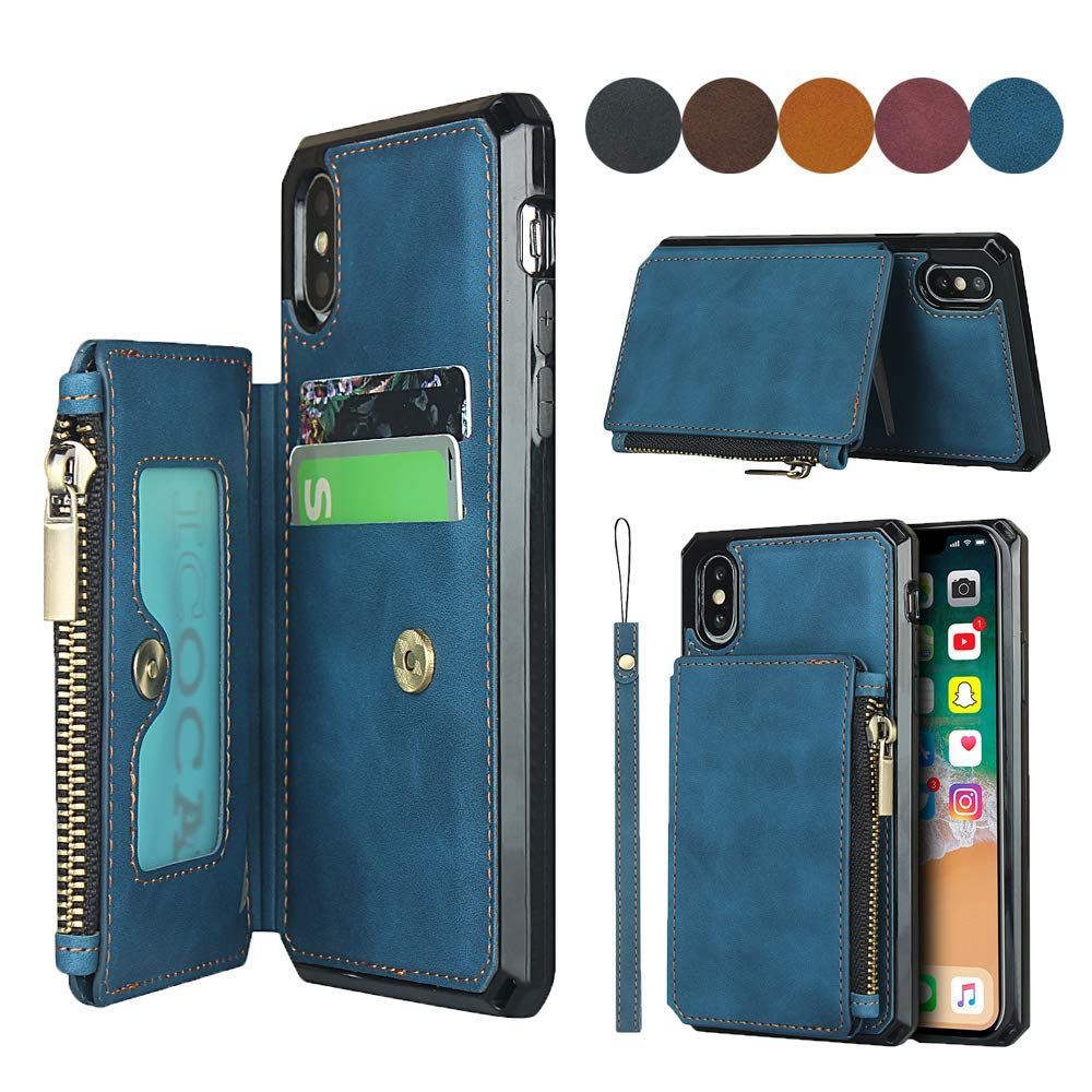 特価商品】ケース手帳 Sailortech_ XS 多機能スマホ手帳型 カード収納 背面手帳型 小銭やイヤホン、コインなど収納可能 アイフォンx  iPhone ケース アイフォンxs ケース 財布合一 ケース PUレザー多機能ジッパーバッグ 取り外し可能 お - メルカリ