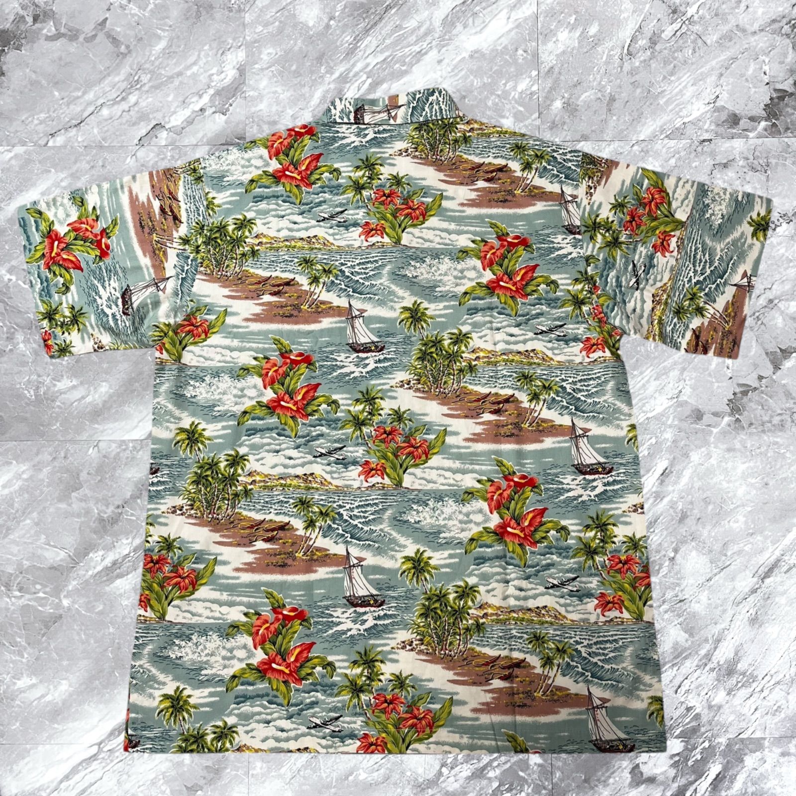 ウエストゴム 総柄