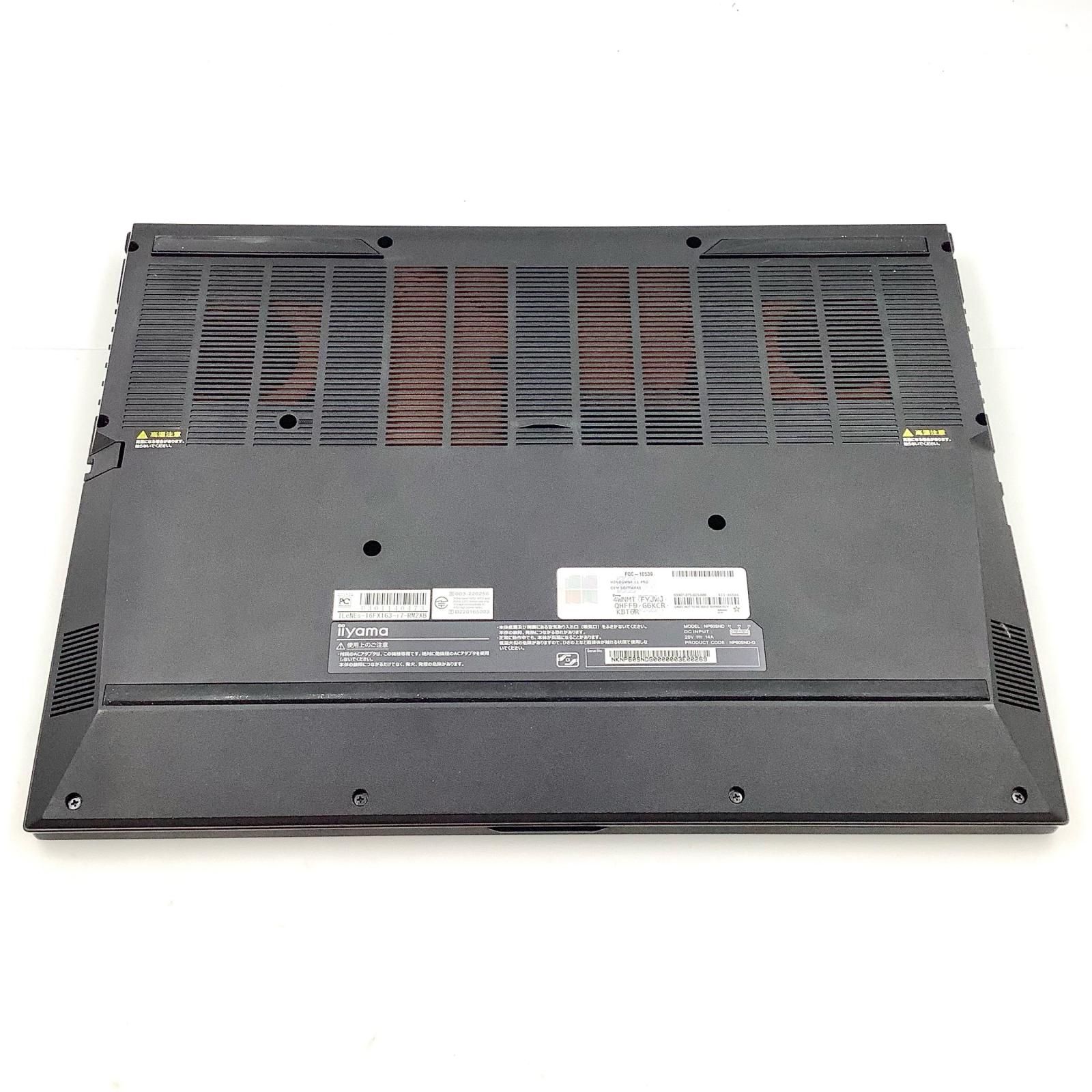 iiyama LEVEL ∞ NP60SNx RTX4060 ゲーミングノート - メルカリ