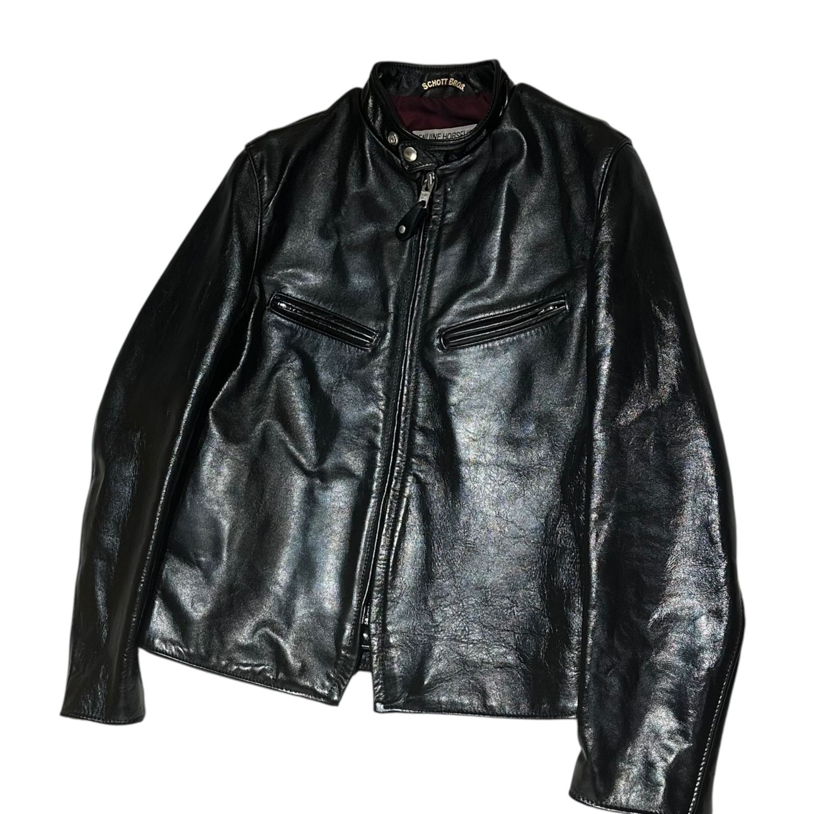 SCHOTT(ショット) Horsehide Cafe Racer Riders Jacket ホース