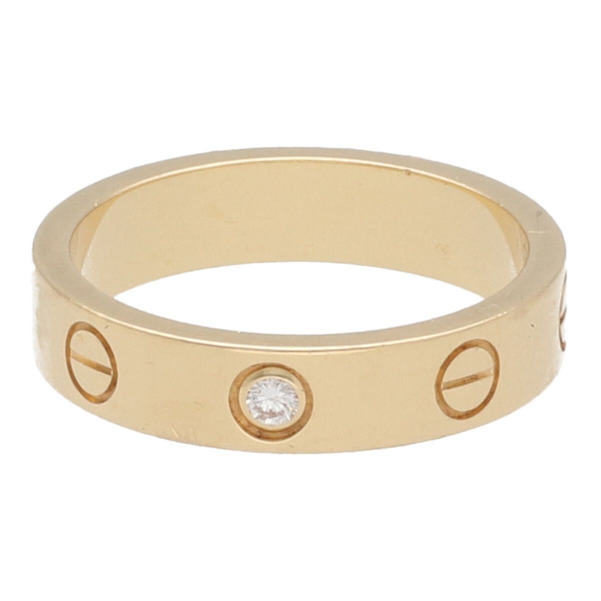 Cartier カルティエ ラブリング スモールモデル ダイヤモンド1石