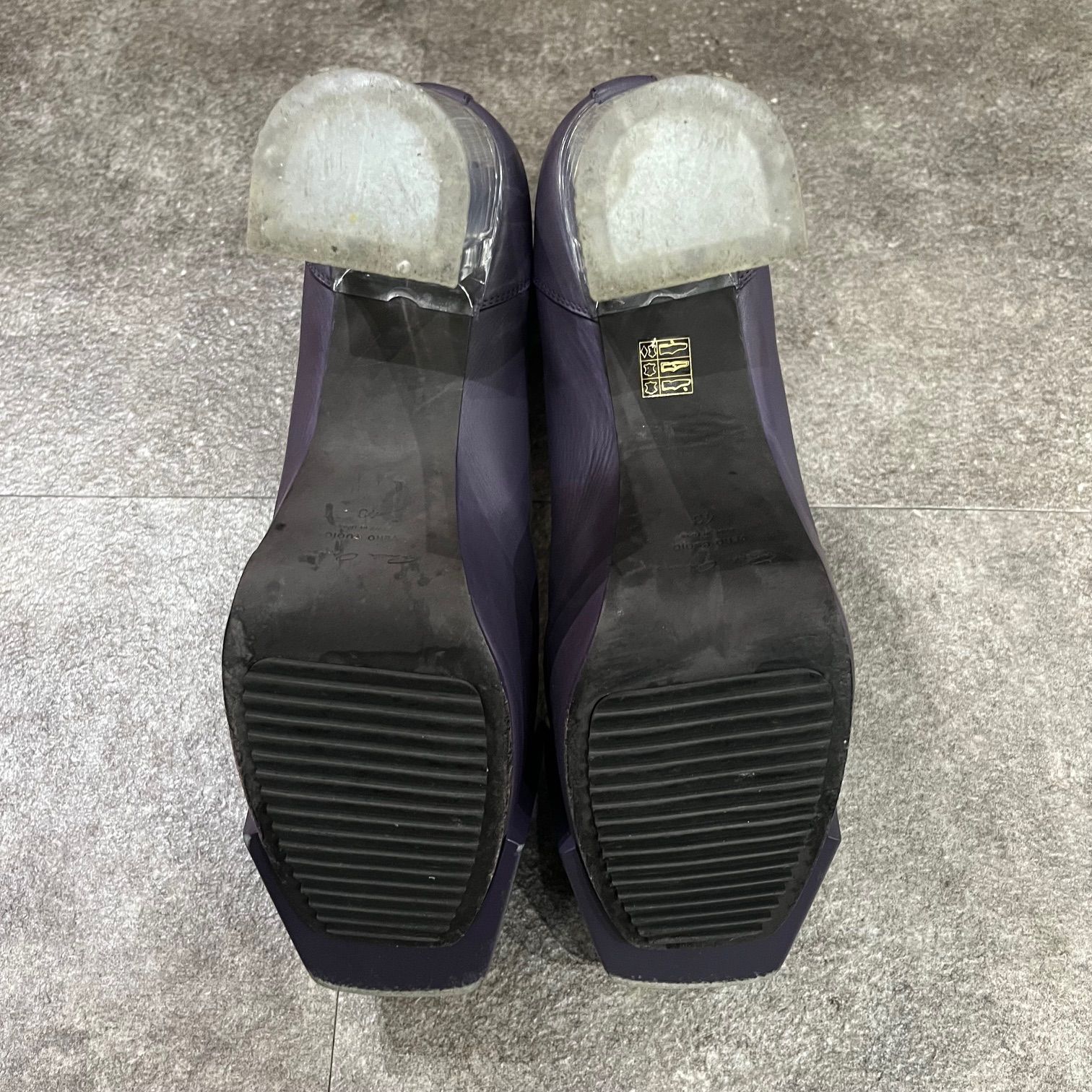 Rick Owens Beveled platforms kiss boot RR02A5825 サイドゴア Rick Owens Beveled platforms kiss boot RR02A5825 サイドゴア