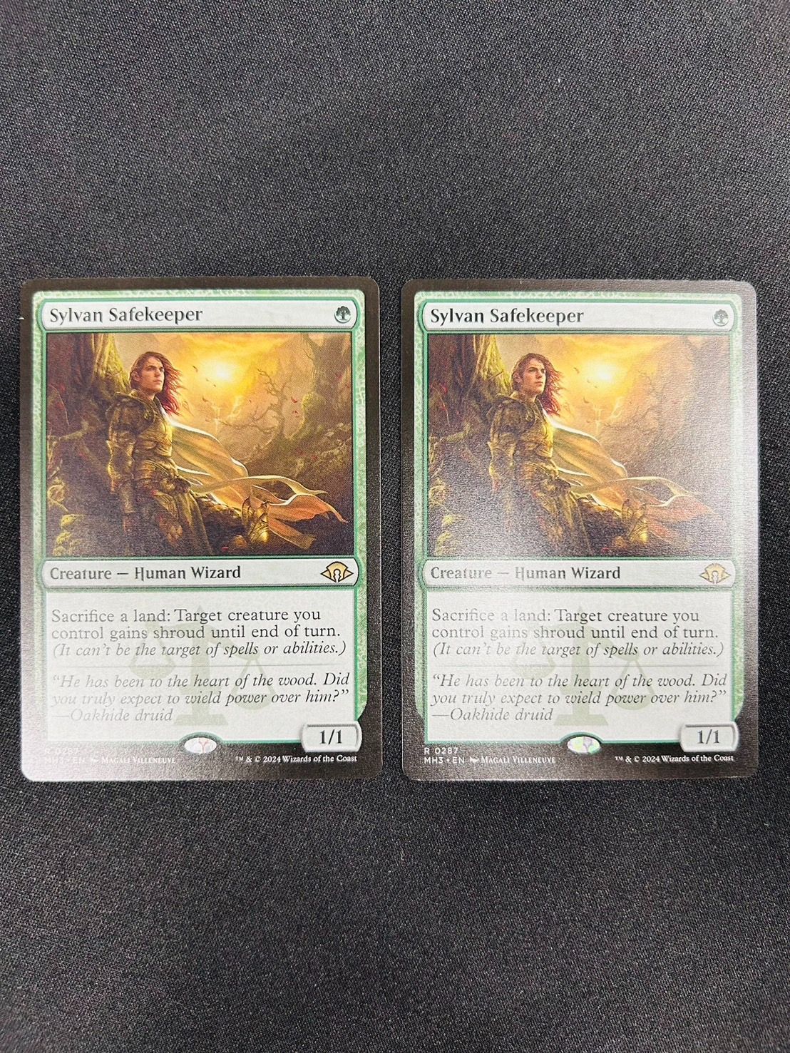 MTG 森を護る者/Sylvan Safekeeper 英語版 foil