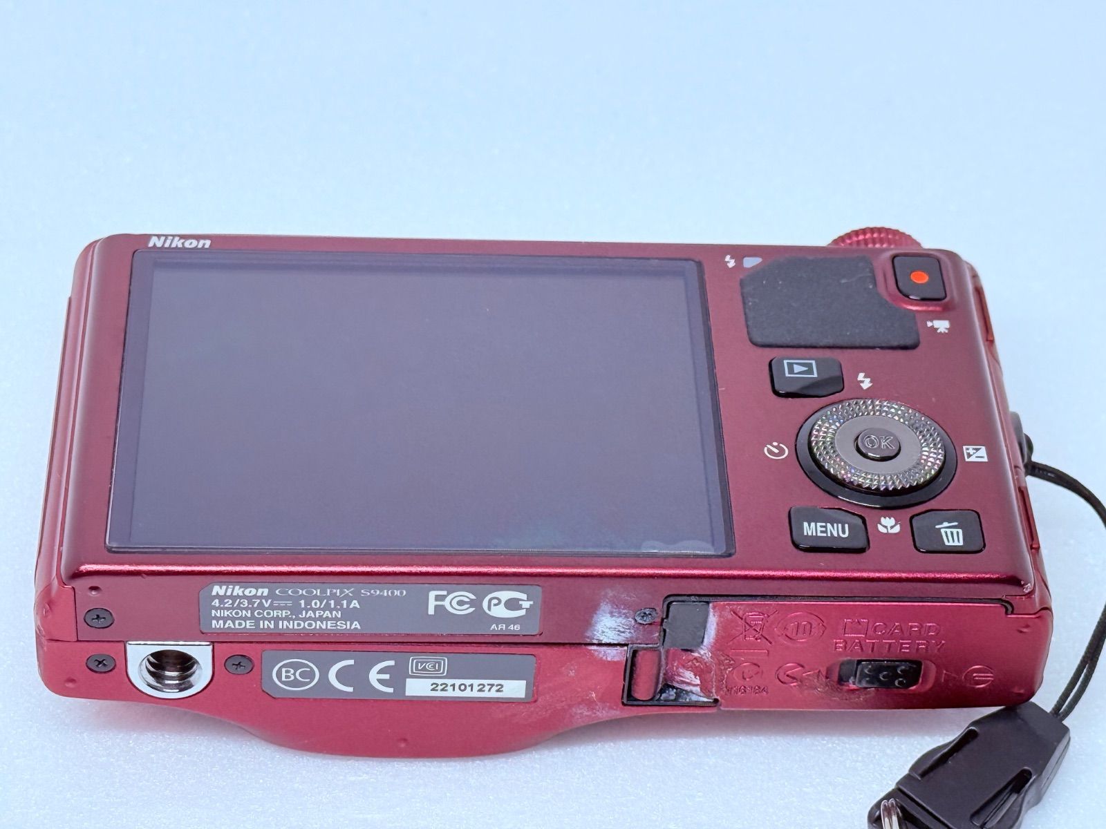 Nikon coolpix S9400 ヴェルヴェットレッド 動作確認済 平成コンデジ