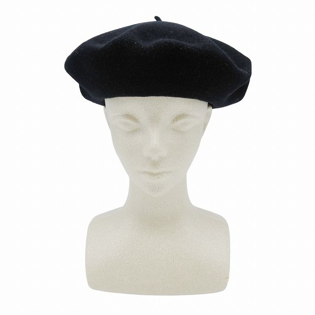 美品 マーガレットハウエル MHL. FELT WOOL BERET 120NAVY フェルト ウール ベレー フランス製 ロゴ プリント 帽子  キャップ ハット F 紺 ネイビー 595-276451/BLM7 レディース - メルカリ