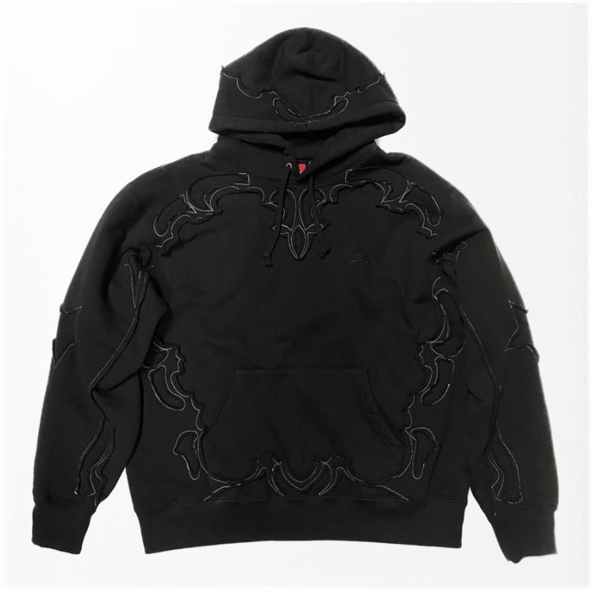 Western Cut Out Hooded Sweatshirt Mサイズ