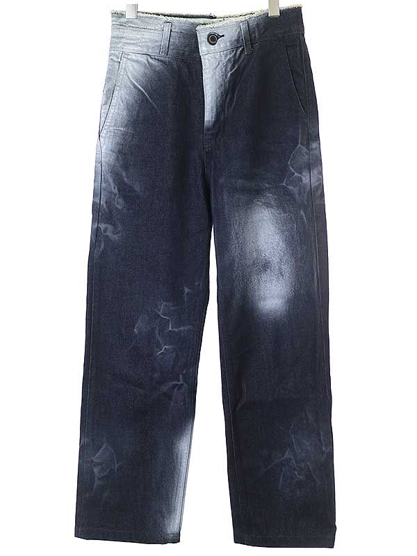 アーダーエラー 22AW Petri Jean カットオフデニムパンツ