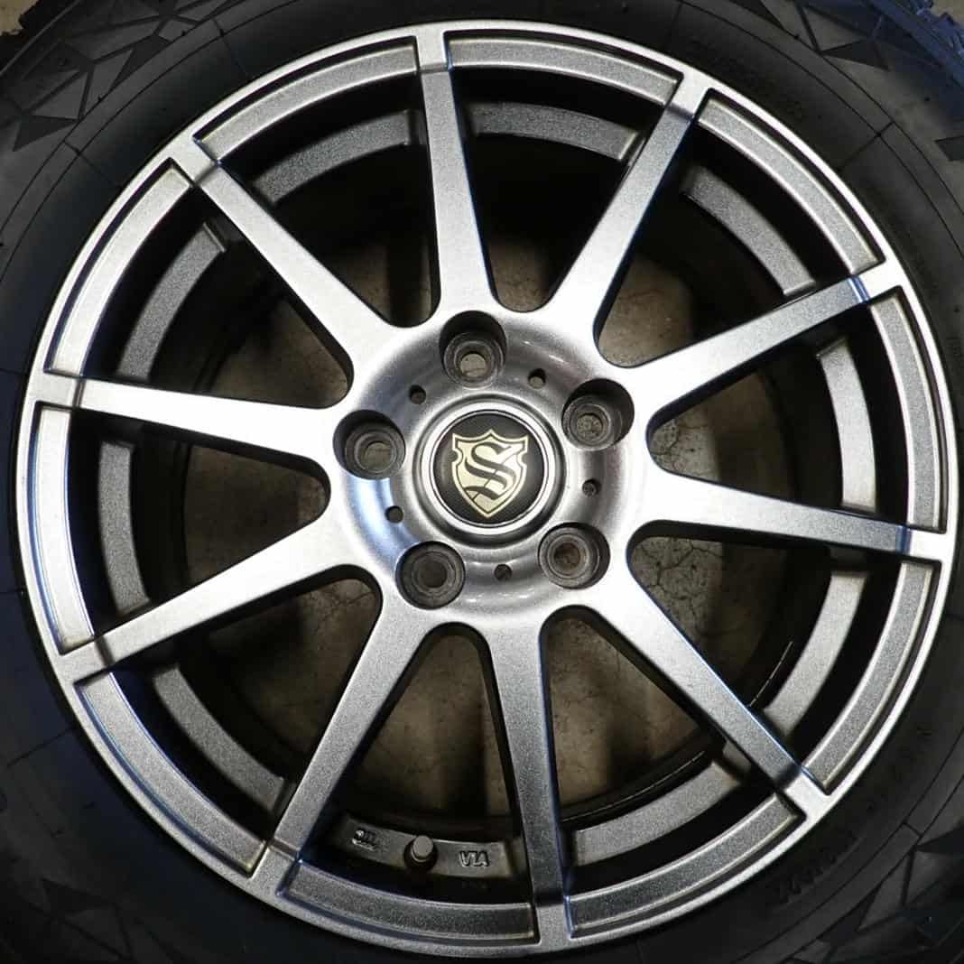 冬4本SET 会社宛 215 60R16×6.5J 95Q トーヨー オブザーブ GIZ2 製 アルミ オデッセイ ヴェゼル エスティマ NO F2700