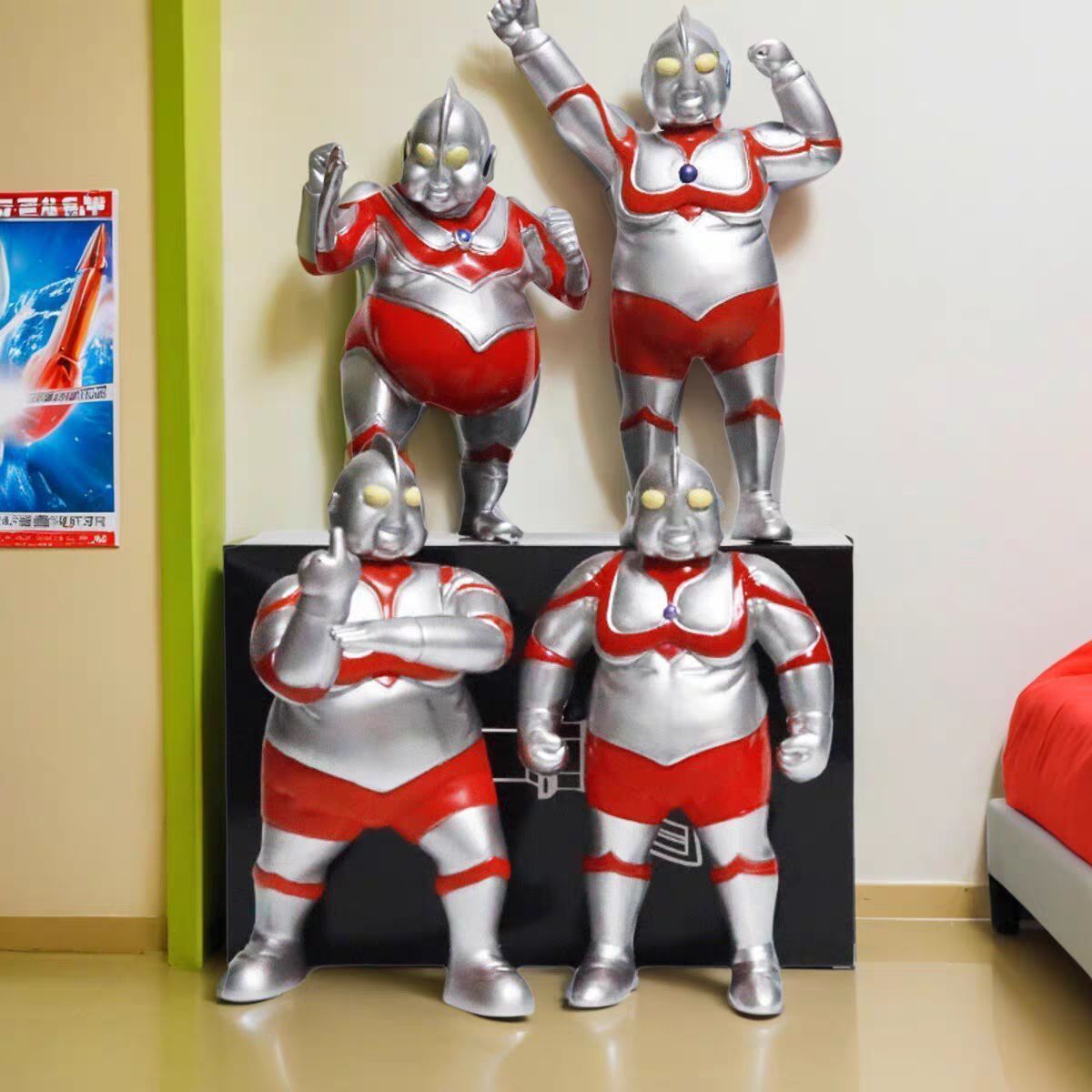 ≪超目玉★12月≫ デブトラマン ウルトラマン 4体セット メルカリ - 特撮 その他