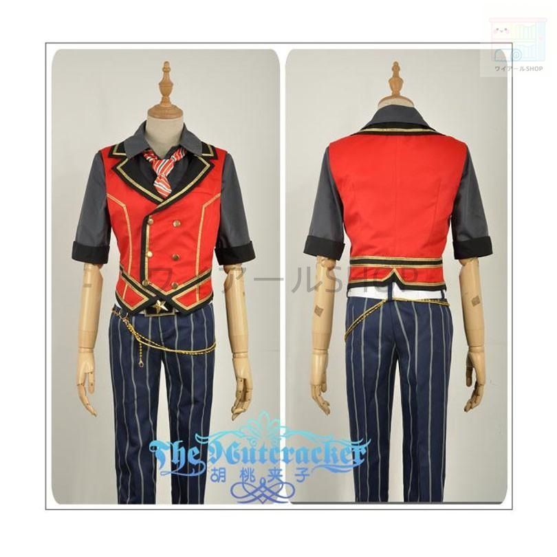 あんさんぶるスターズ 宵の宴 バンドアンサンブル 衣更 真緒 いさら まお 風 コスプレ衣装 イベント 演出服 cosplay