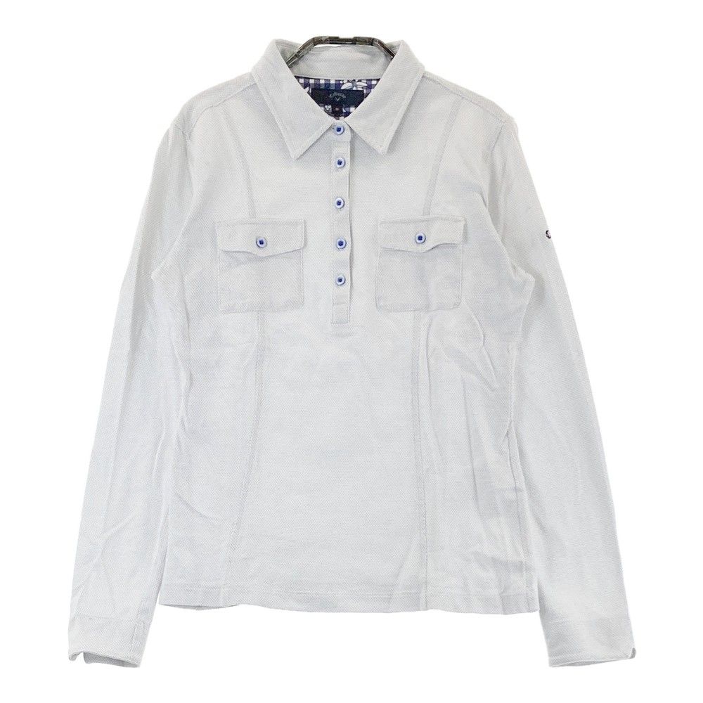 サイズ：M CALLAWAY キャロウェイ  長袖ポロシャツ  ホワイト系 [240101352208]# ゴルフウェア レディース ストスト