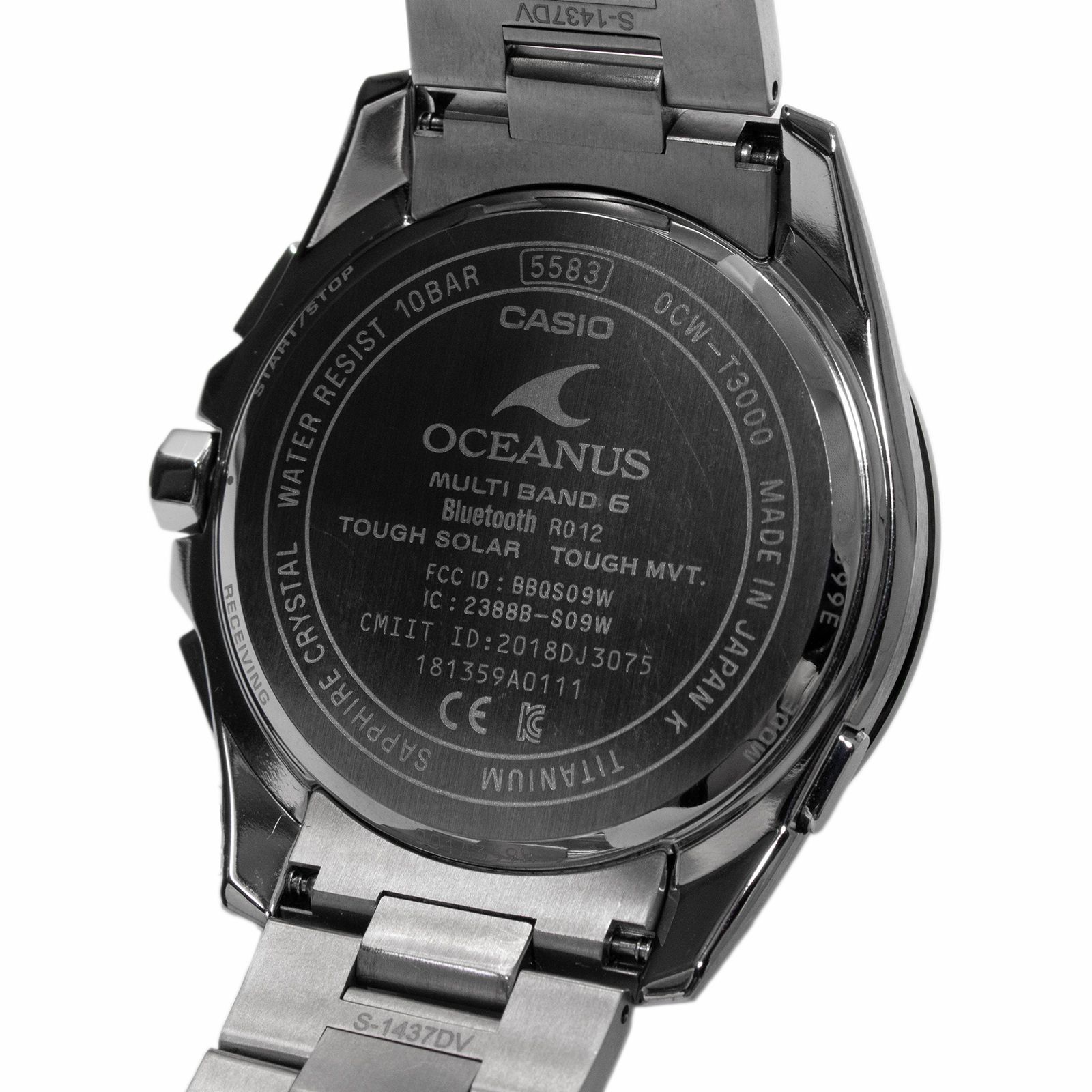 送料無料 カシオ 腕時計 ソーラー電波 メンズ オシアナス マンタ OCW