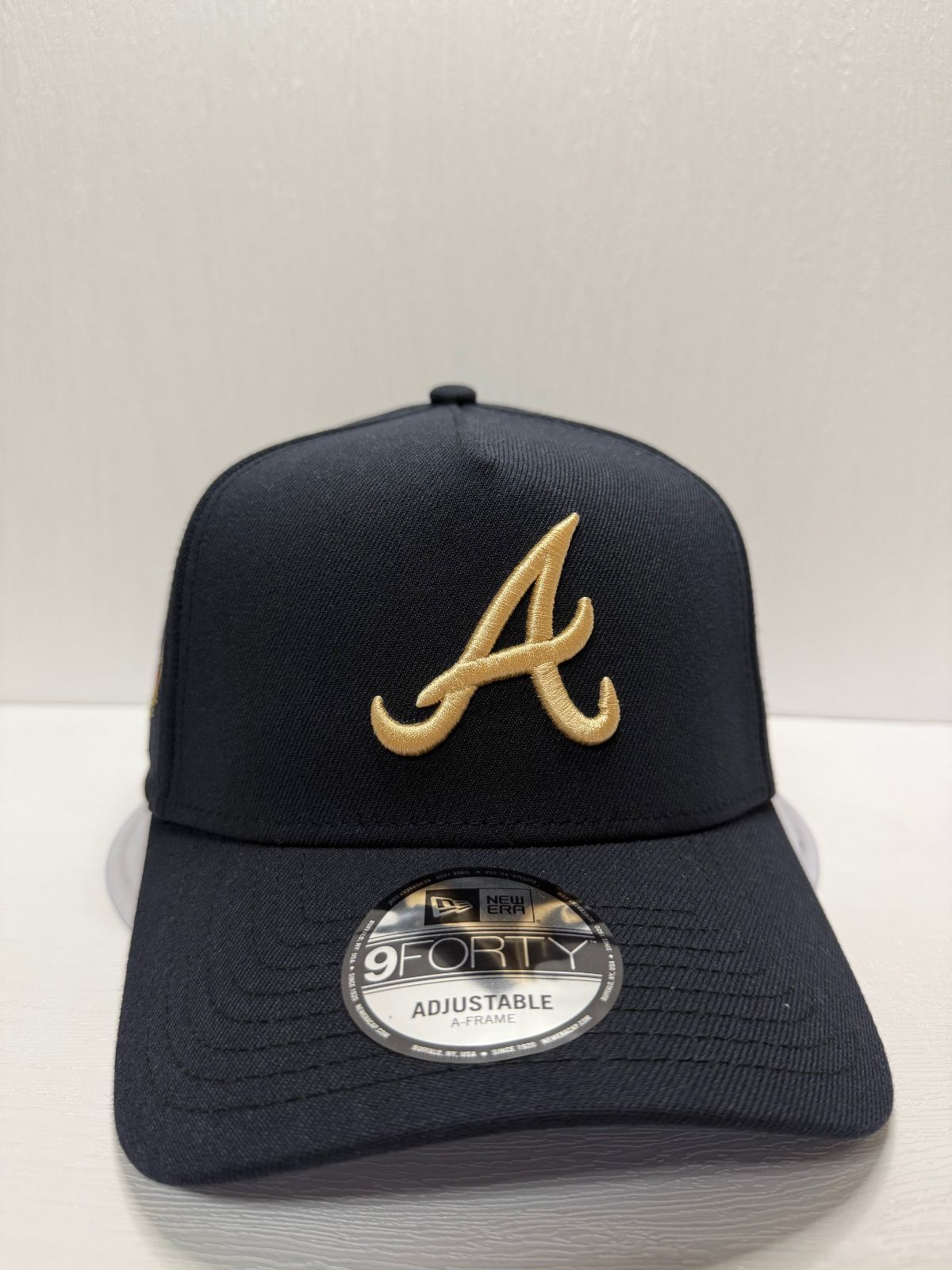 Newera アトランタブレーブス Inaugural Season 2017 9forty A-FRAME スナップバックキャップ ネイビーカラー