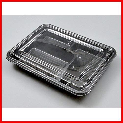 商品 透明フタ付 BS黒 Z-253-1 100枚 使い捨て弁当容器 343568 シーピー化成