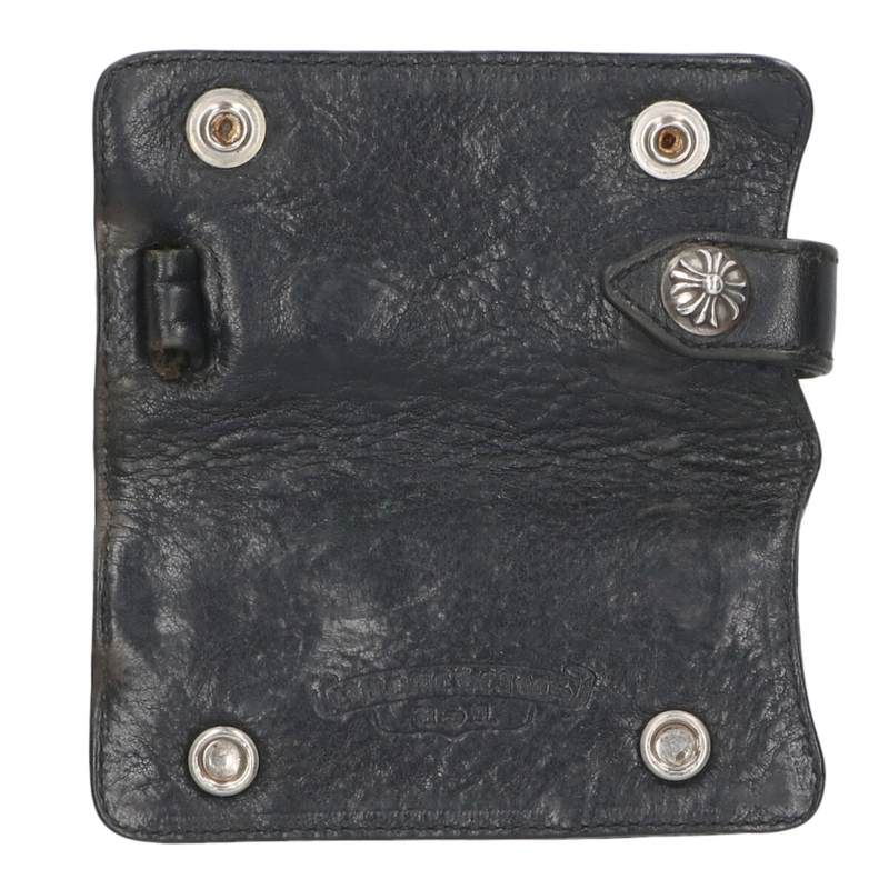 クロムハーツ KEY CASE/キーケース クロスボタンレザーキーケース