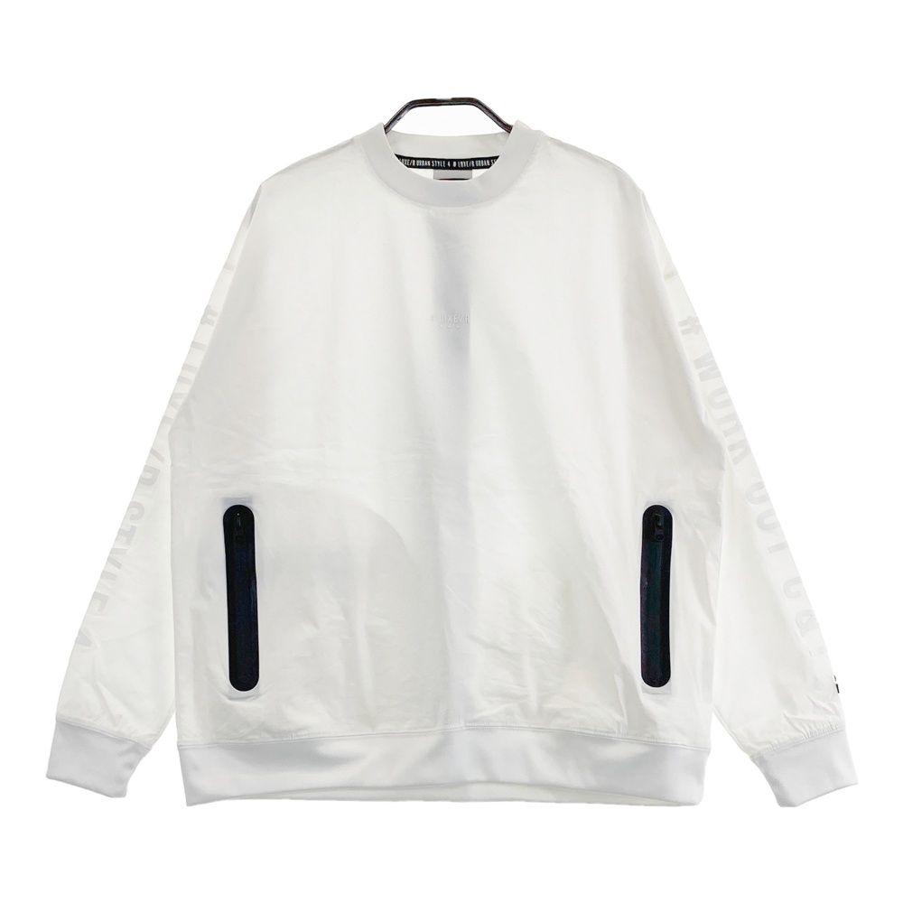 サイズ：M LUXE/R ラグジュ  長袖ジャケット ブルゾン バックライン  ホワイト系 [240101492249] ゴルフウェア メンズ ストスト