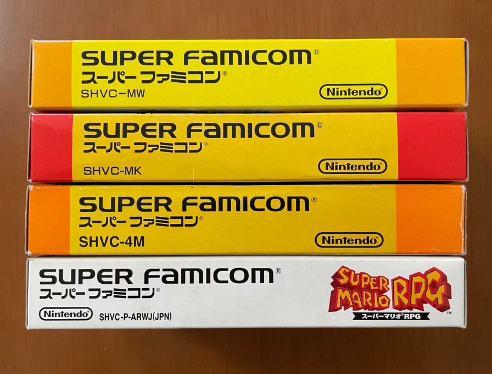 美品］SFC 任天堂 スーパーマリオワールド・マリオカート