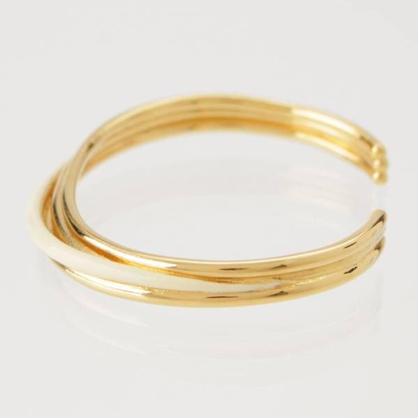 セリーヌ】Celine ツイストライン バングル ブレスレット SOB4119 C1