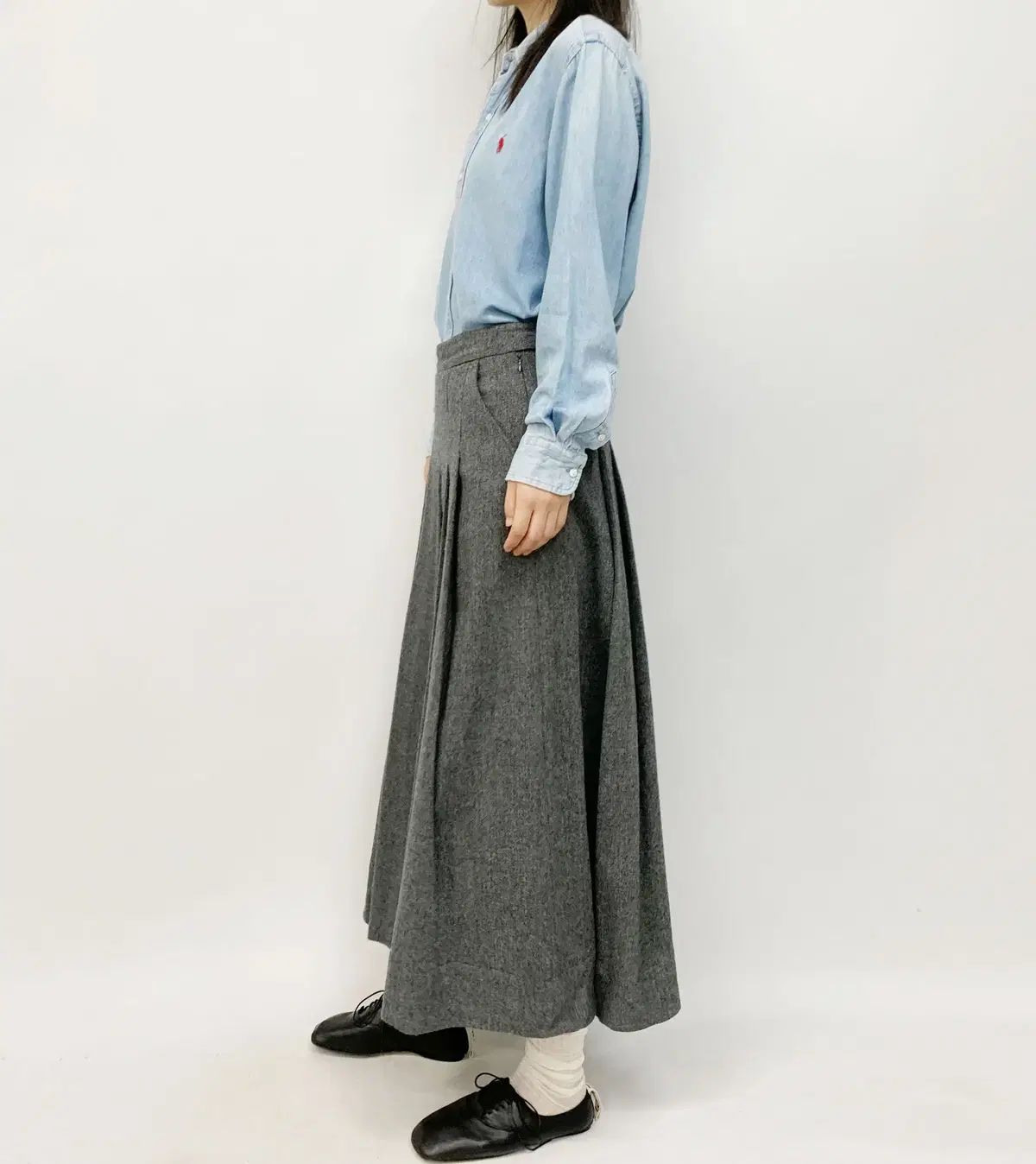 ヘリンボーン スカート