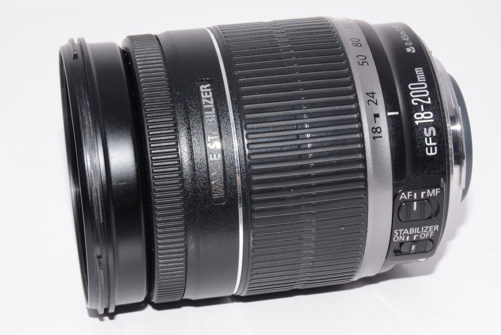 外観特上級】Canon 望遠ズームレンズ EF-S18-200mm F3.5-5.6 IS APS-C対応