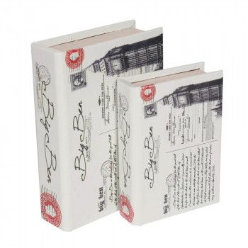 ブック型収納ボックス BOOK BOX 2個セット 28323