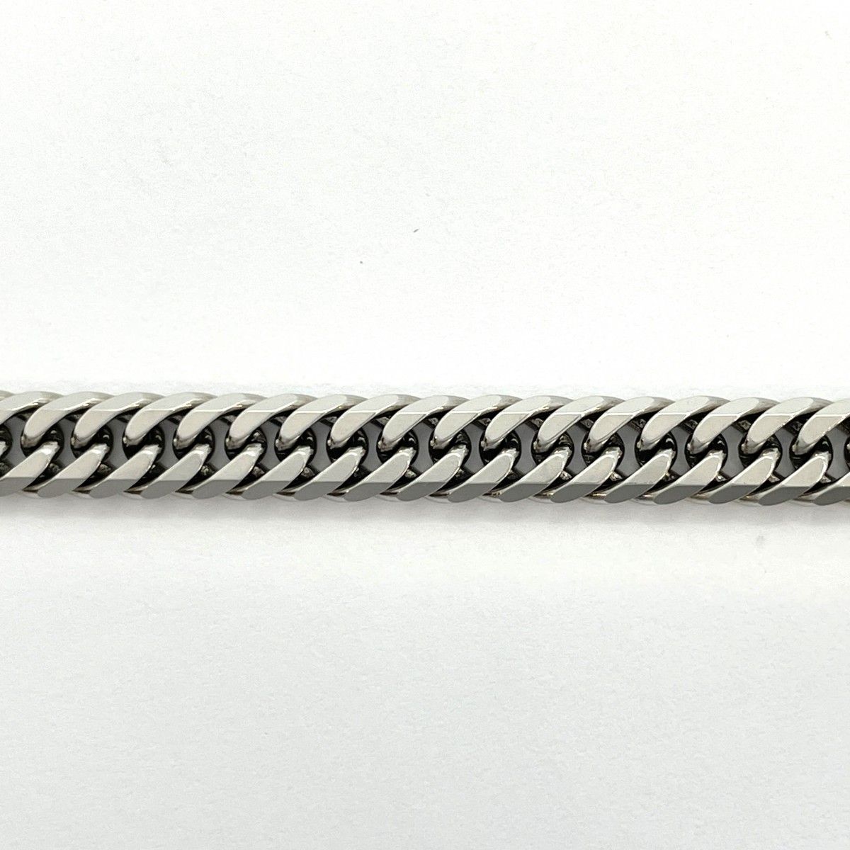 5khe071】喜平 ネックレス Pt850 プラチナ 6面 ダブル 50.6cm 51.2g  