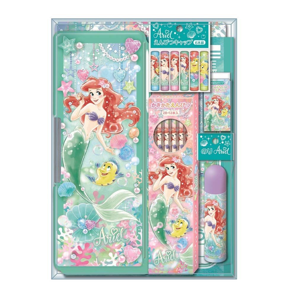 リトルマーメイド ショウワノート 文具ギフトセット クリスタルケースタイプ リトルマーメイド 950457M02