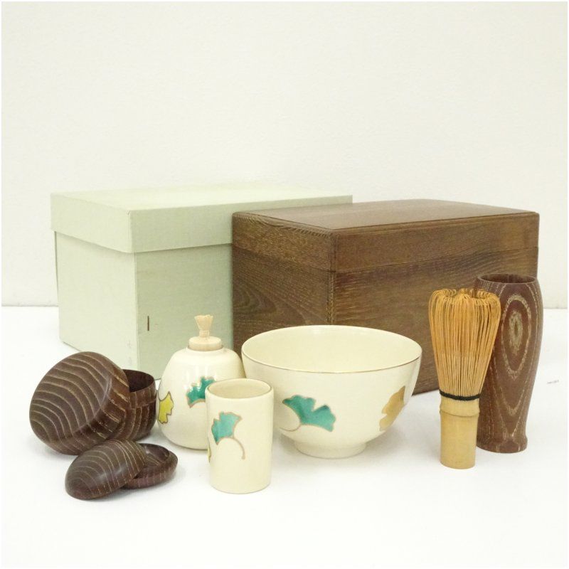 茶 箱 おしゃれ 桑茶箱セット 箱付 茶道 茶道具 おしゃれ 茶器 一式