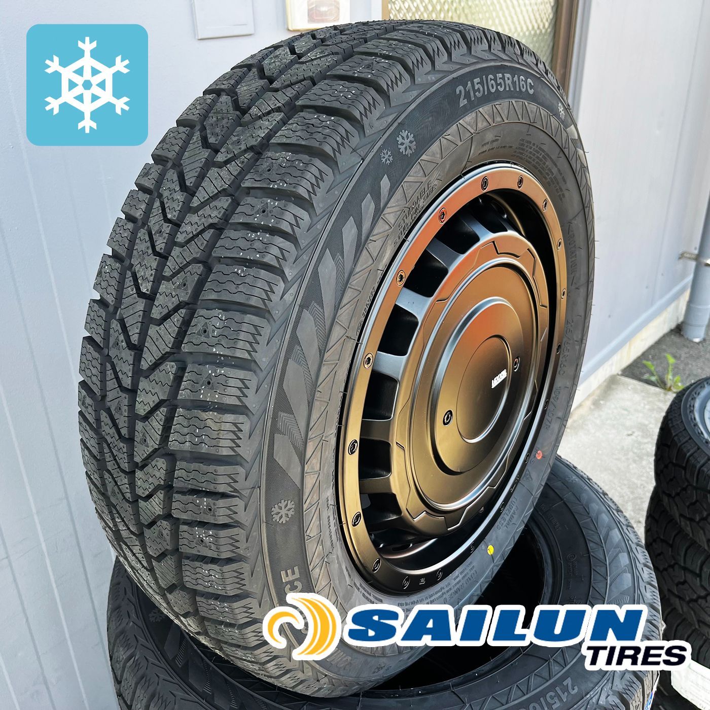 ハイエース 16インチ タイヤホイールセット 4本DAYTONA 55 16インチ