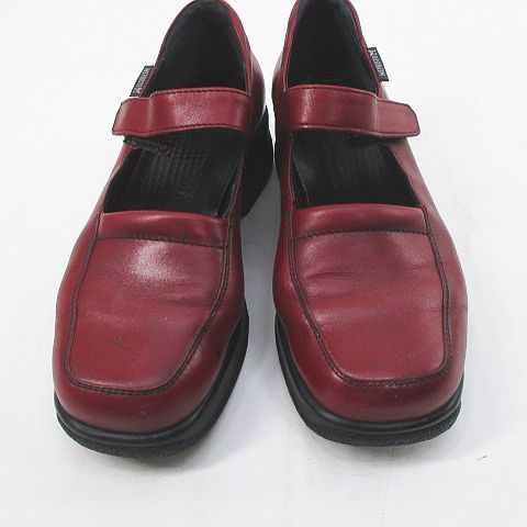 メフィスト　ストラップシューズ メフィスト MEPHISTO ストラップシューズ 6.5 ボルドー レザー