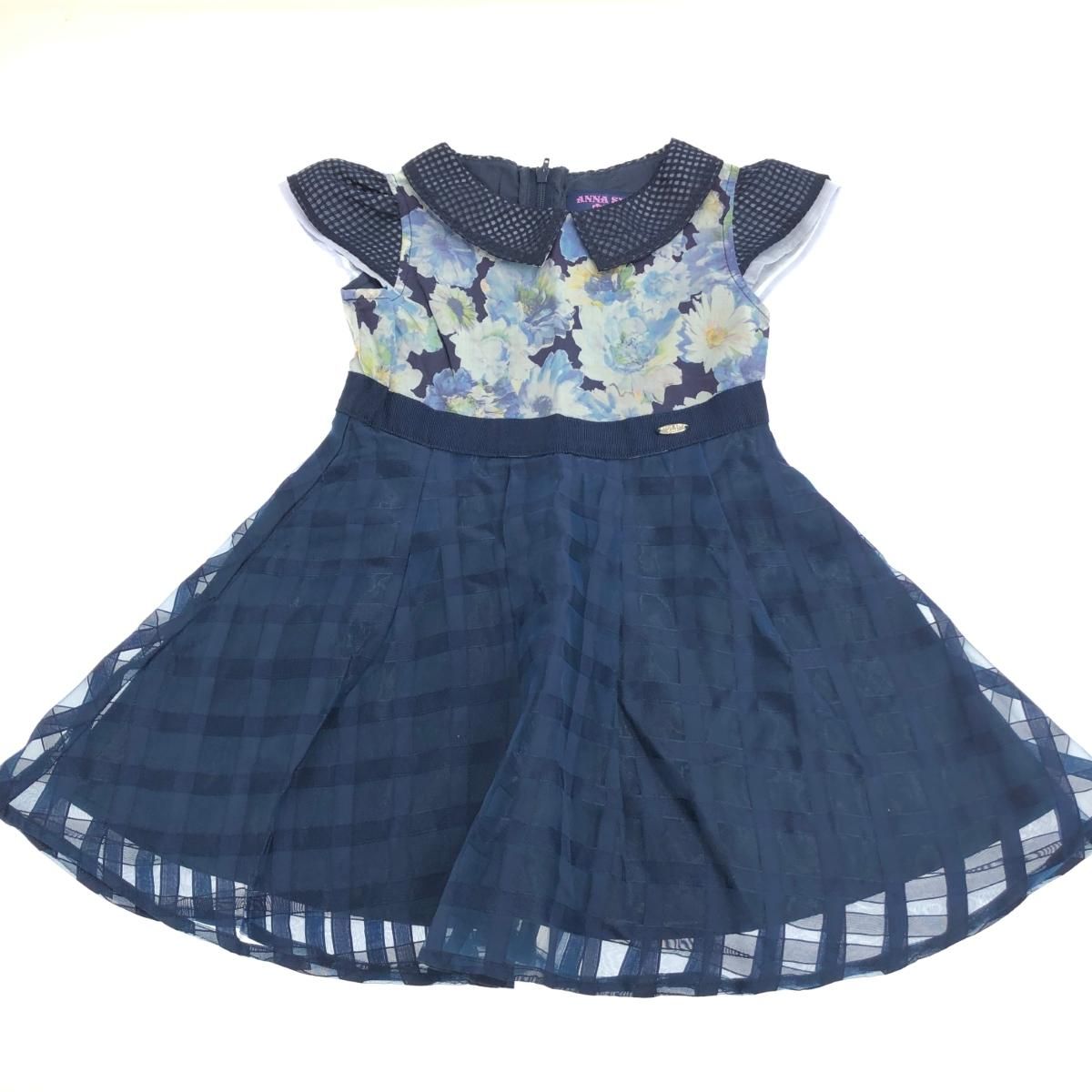 ANNA SUI アナスイ ワンピース ネイビー キッズ 240001092907 - メルカリ