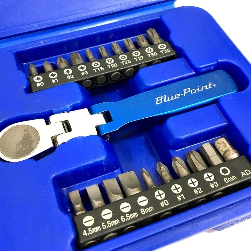 ブルーポイント ビットラチェットセット 1|4 STABIT2190 ハンドツール 工具 DIY 大工道具 現場作業 メンテナンス Blue-Point △DW2729