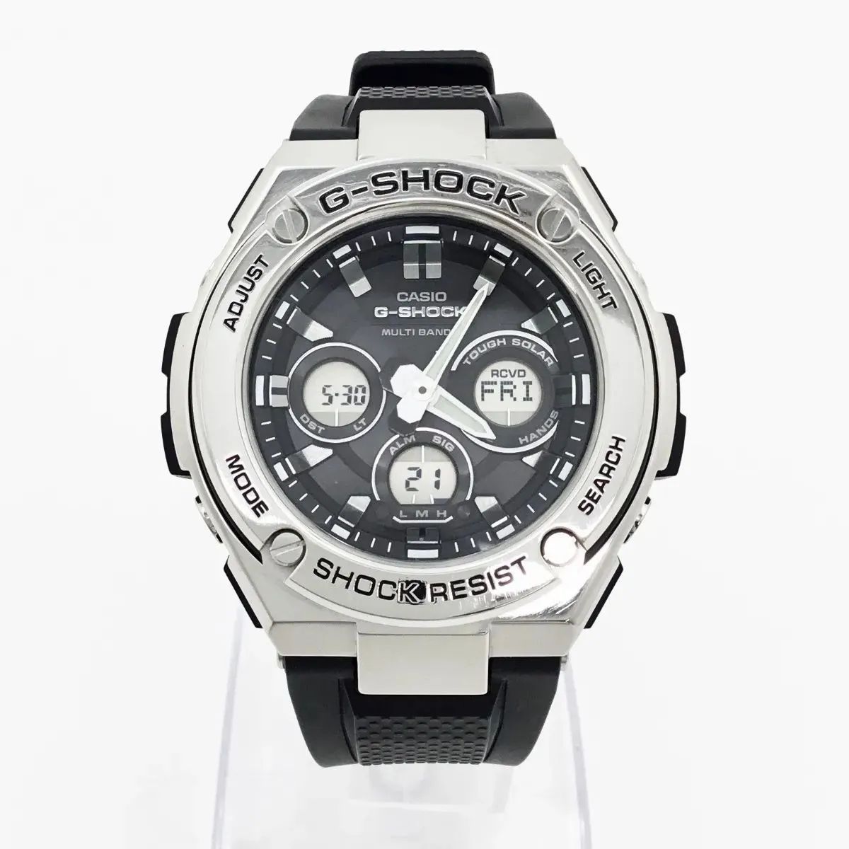 中古 美品】カシオ CASIO G-ショック G-SHOCK GST-W310-1AJF 電波 