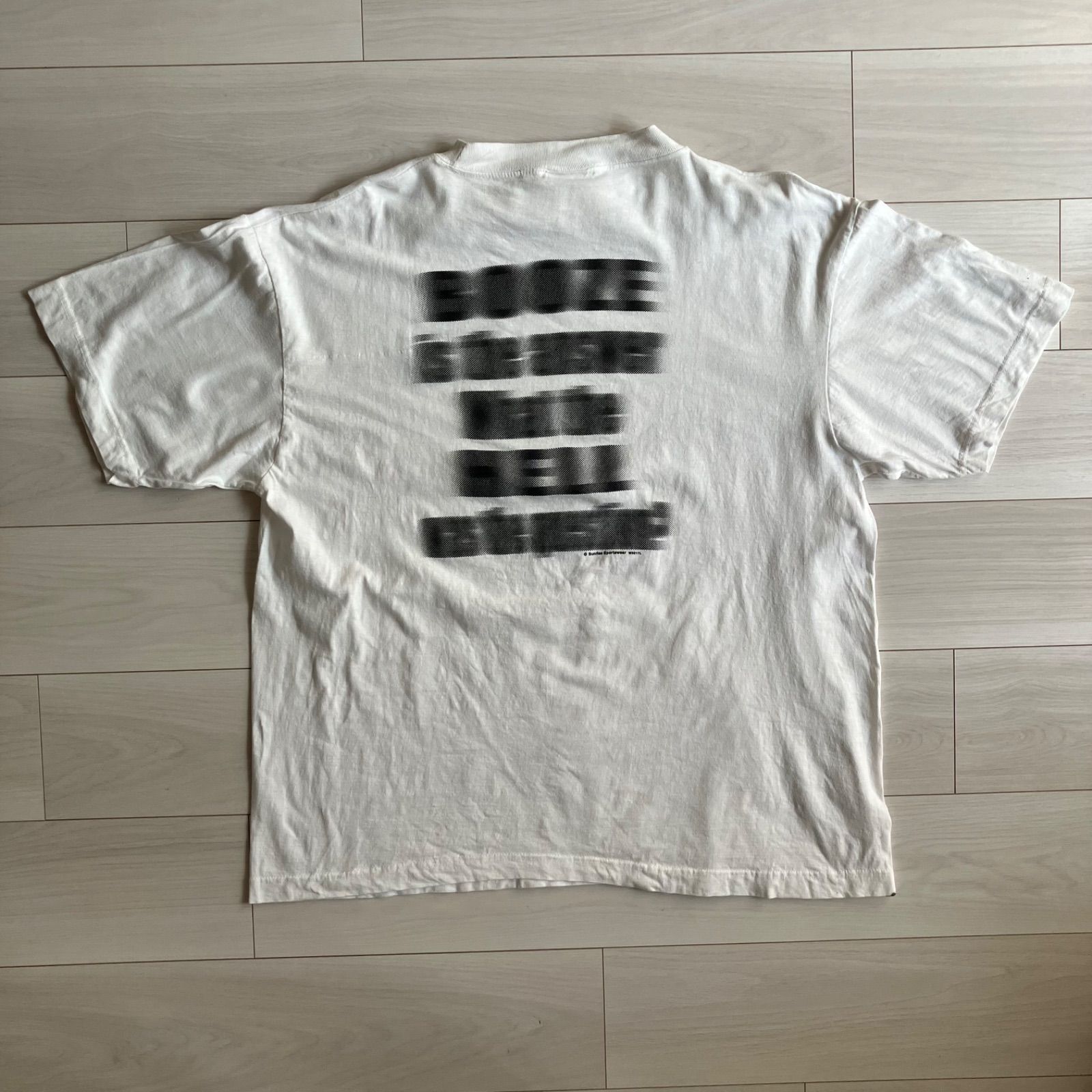 モーション文字 tシャツ 山田蓮 山田レン ボカシ字 PARTY VISION ホワイト XLサイズ cotton republic 山田蓮 モーション