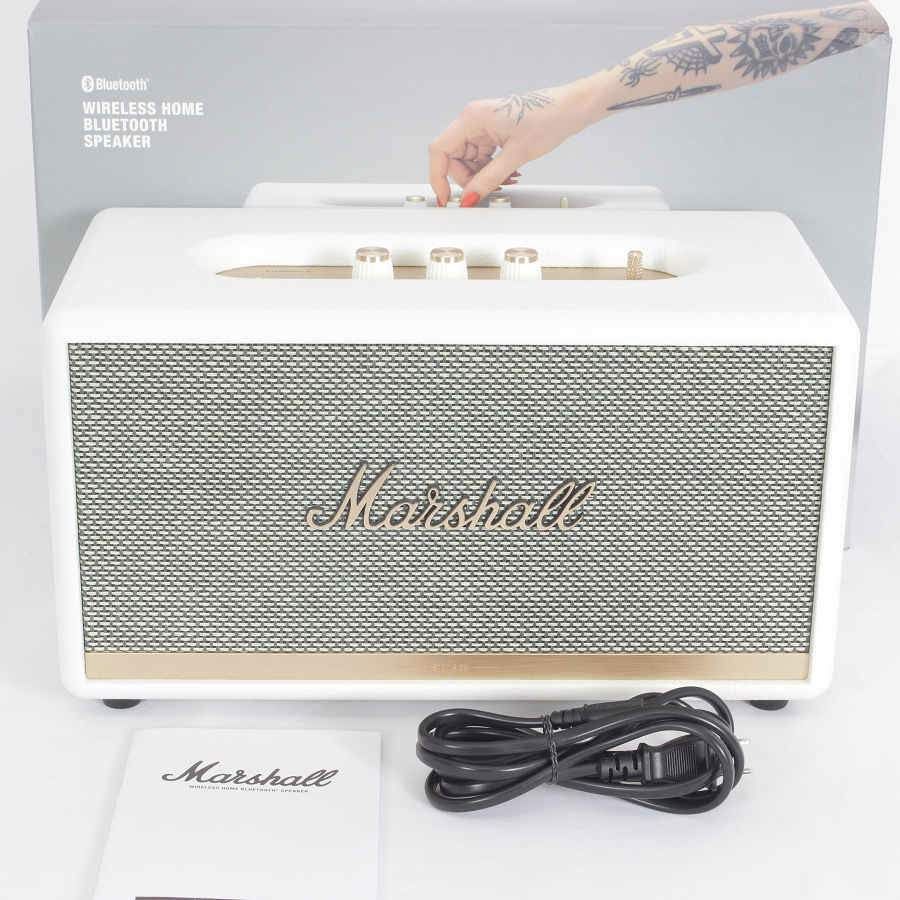 Marshall Bluetoothスピーカー ホワイト