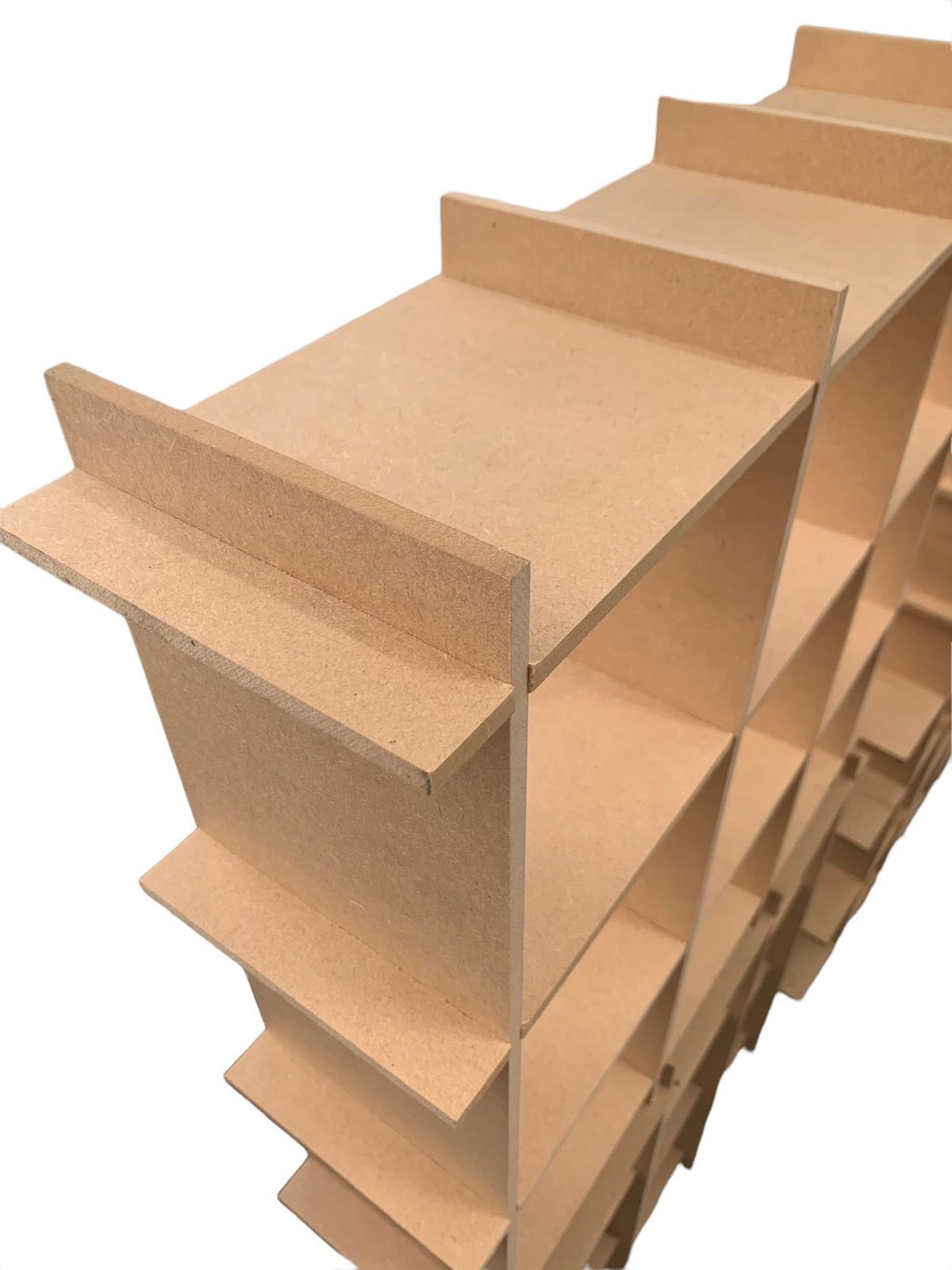 パズルボード オープンラック 組み立て式 収納棚 diy MDF-P-04-2