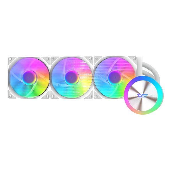 darkFlash ダークフラッシュ 水冷CPUクーラー DG360 WHITE DG360ARGB-WHITE 2655869
