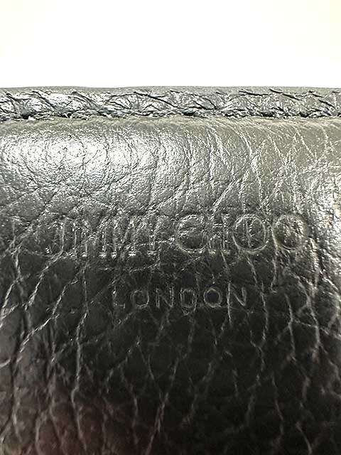 【中古】JIMMY CHOO ジミーチュウ 小物 財布 スタッズ シレリ オグルス レザー レディース＿S26＿s-0792-r26 中古】JIMMY CHOO ジミーチュウ 小物 財布 スタッズ シレリ オグルス