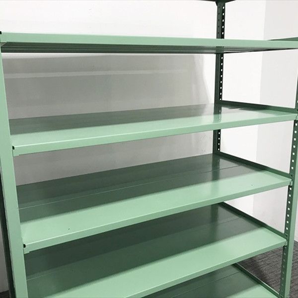 スチールラック 業務用 コクヨ 中量 セミボルトレス 天地6段 グリーン