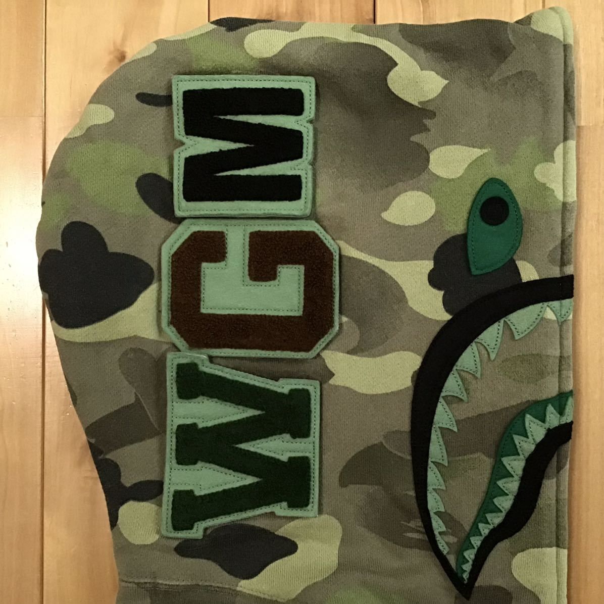 グラデーションカモ シャーク パーカー Sサイズ shark full zip hoodie