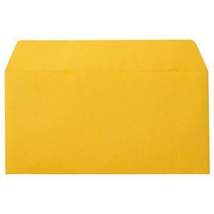 まとめ 寿堂 カラー横型封筒 110×220mm 127.9g m2 テープのり付 〒枠なし 柚子 10351 1パック 10枚 ×15セット