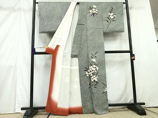 平和屋着物□訪問着 草花文 正絹 逸品 AAAX6515mf - メルカリ 