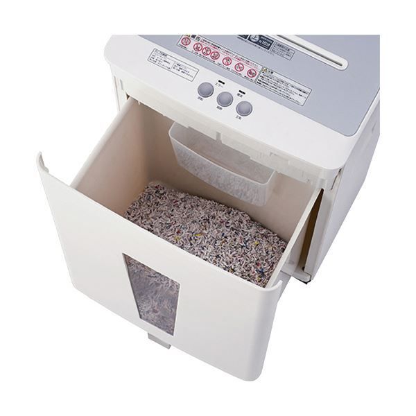 ナカバヤシ パーソナルシュレッダー ノイズレス A4 マイクロカット NSE-NLM01 1台